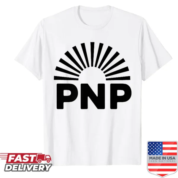 Peoples National Party Jamaica logo on a t-shirt
