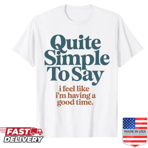 Retro typography shirt with a positive quote in a simple design