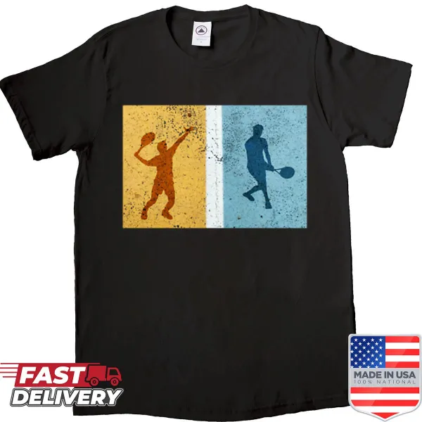 Shirt featuring the phrase 'Serve And Return' in a thoughtful design.