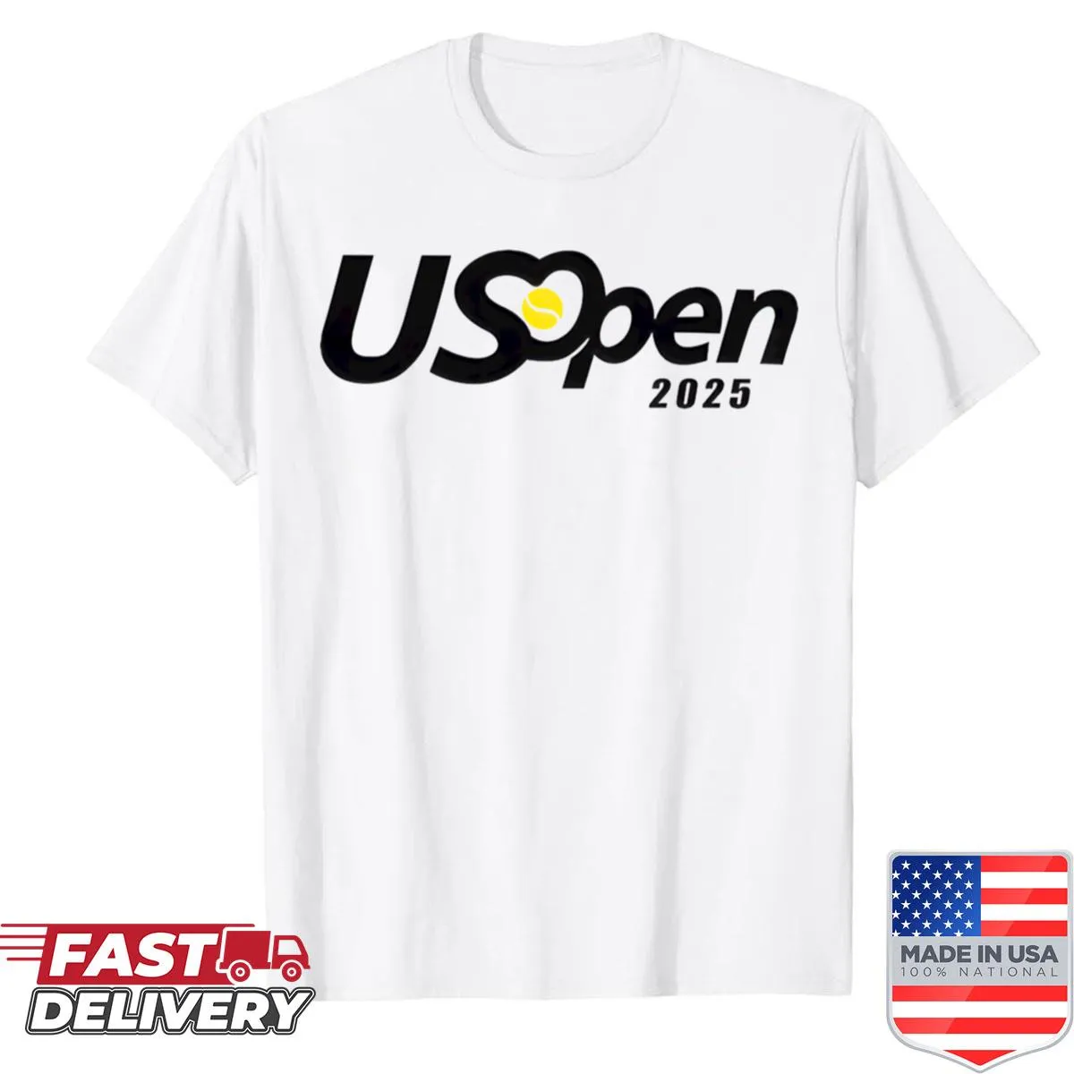 Shirt with a playful tennis ball graphic designed for sports lovers