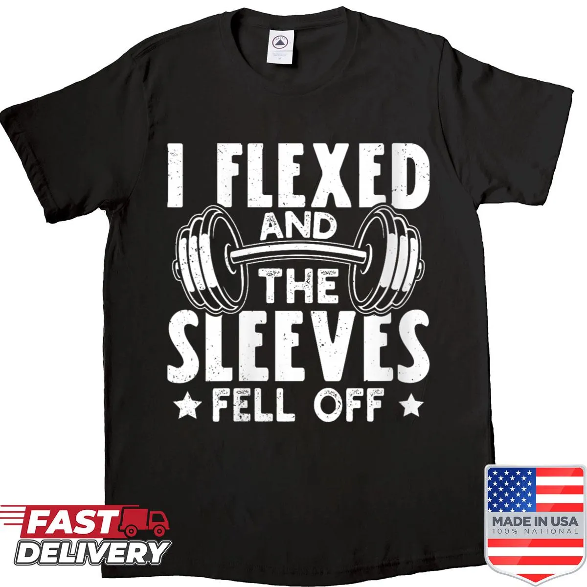 Funny women's weightlifter graphic T-shirt