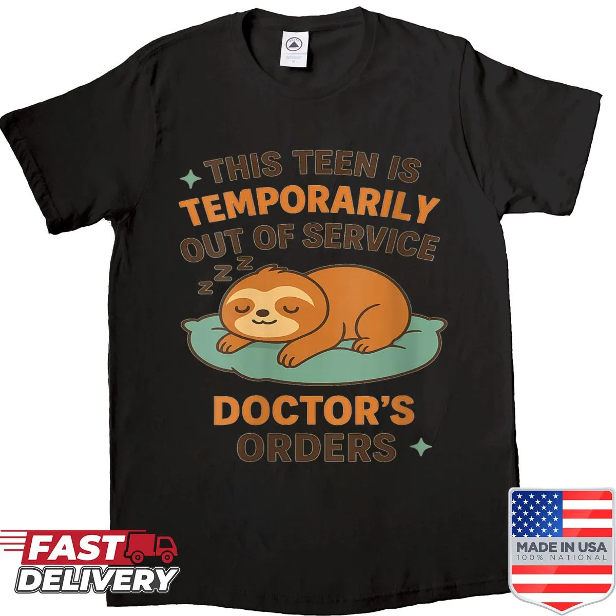 Get well soon shirt with humorous recovery message