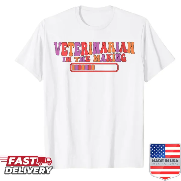 Veterinary student shirt with motivational phrase