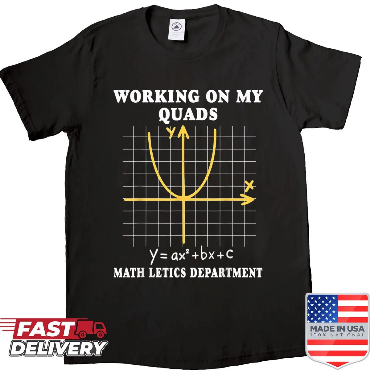 T-shirt with humorous math-themed graphic