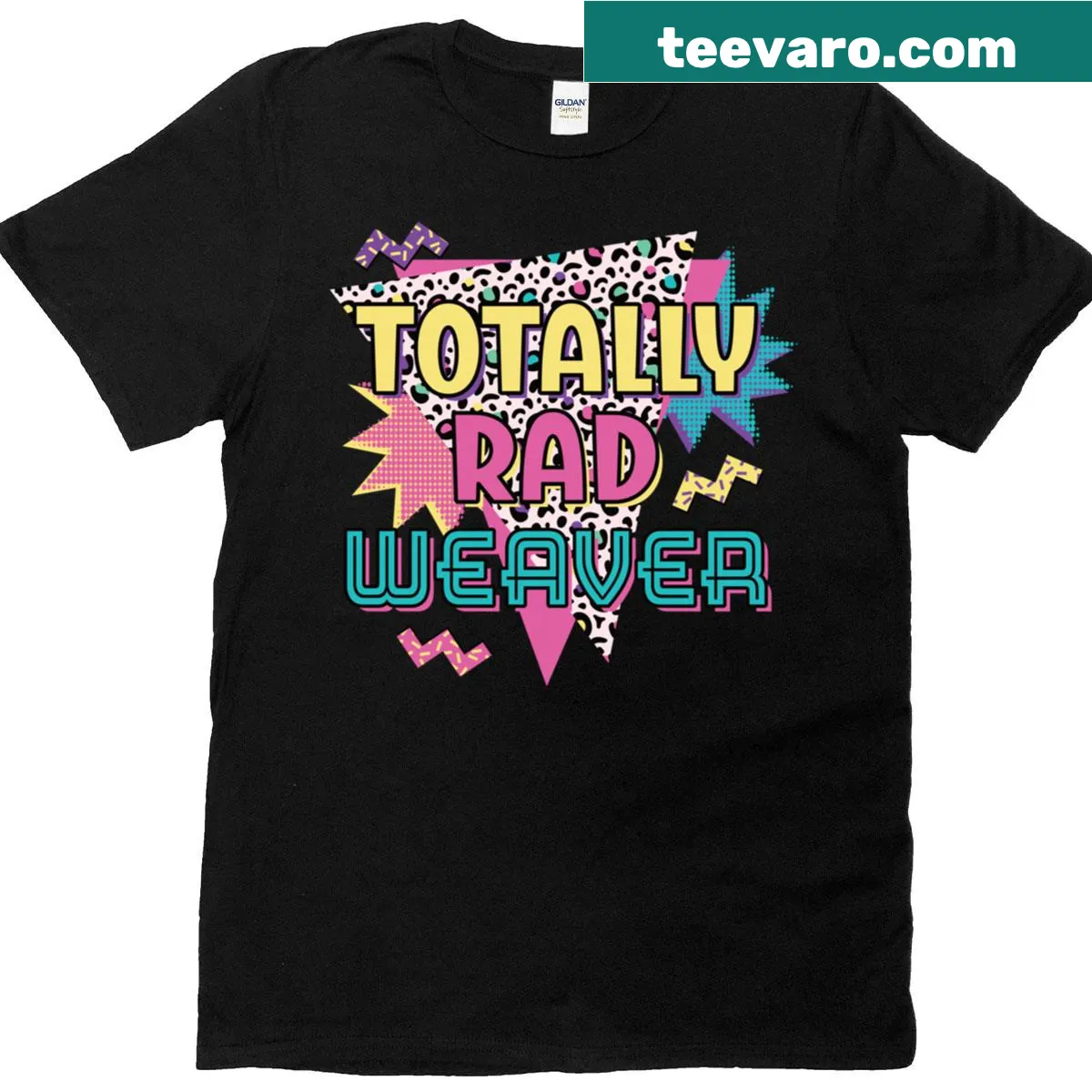 Vintage leopard print T-shirt inspired by 1990s fashion — on a men's t-shirt