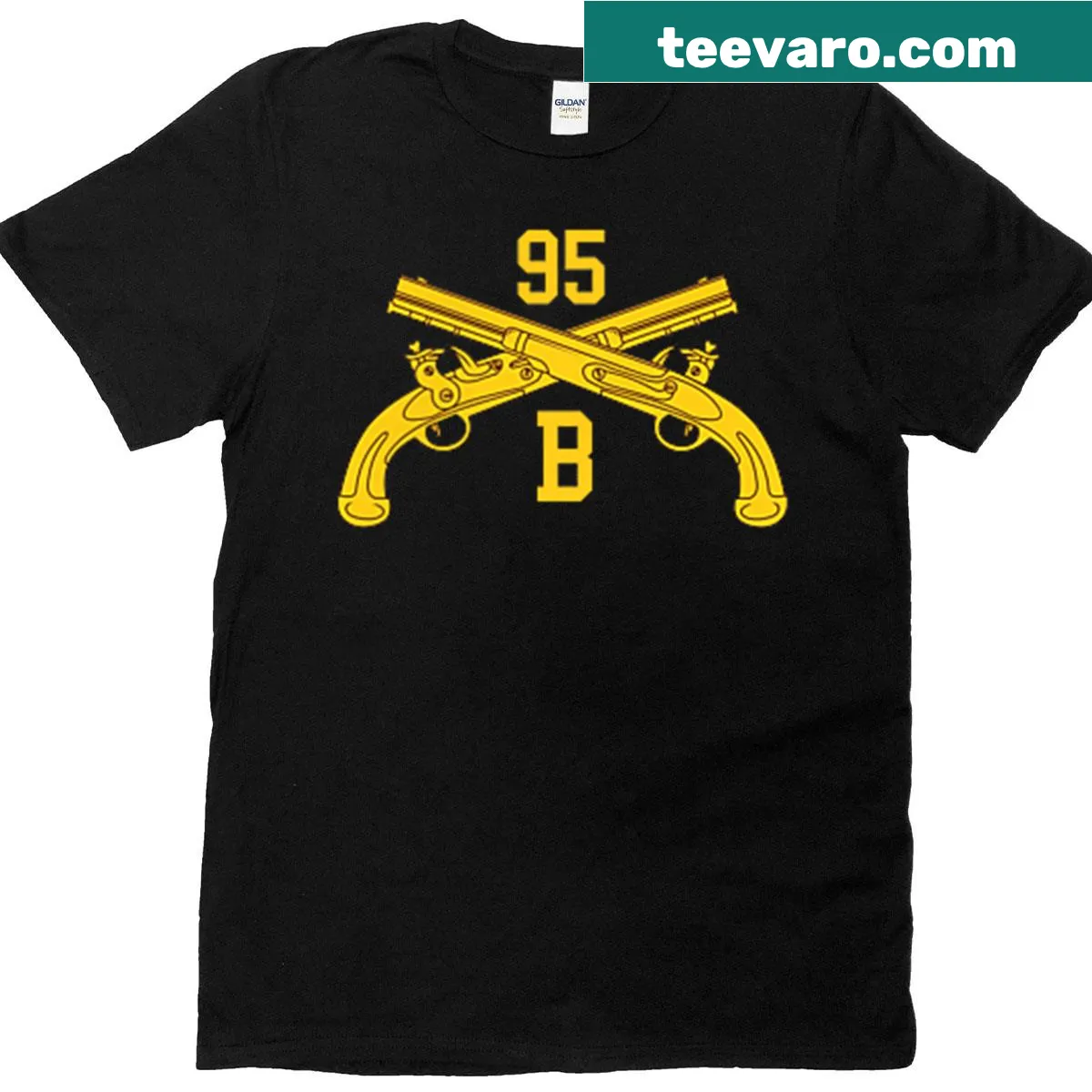 Vintage T-shirt honoring Military Police Corps veterans — on a men's t-shirt