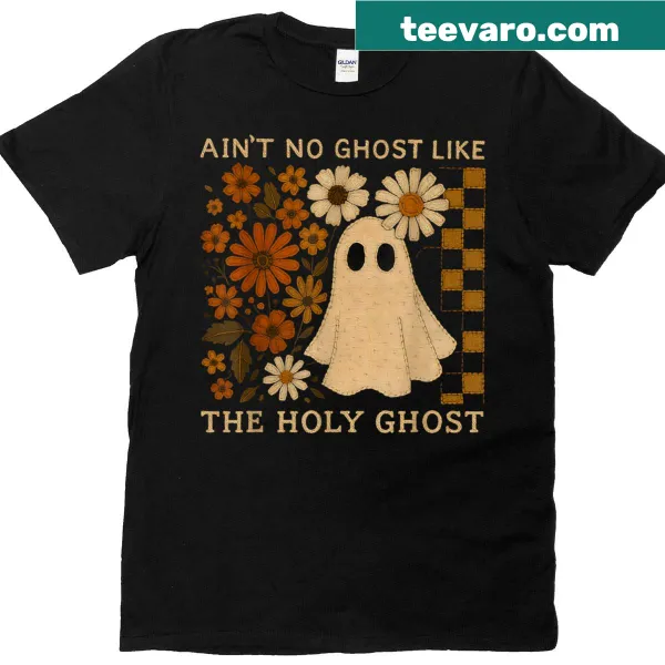 Funny retro Christian T-shirt with Holy Ghost saying.