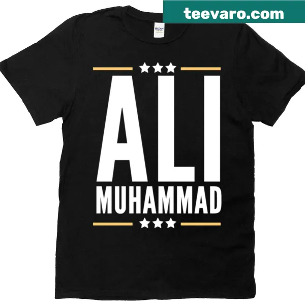 Legend Ali Muhammad t-shirt with bold typography