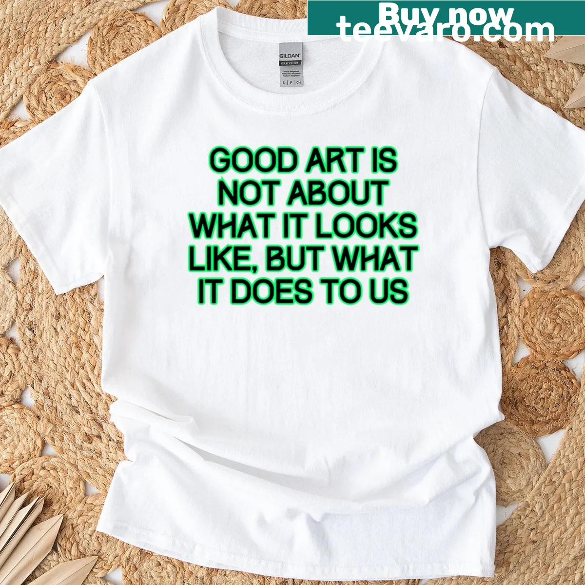 Funny quote T-shirt with bold typography and humorous saying. — on a men's t-shirt
