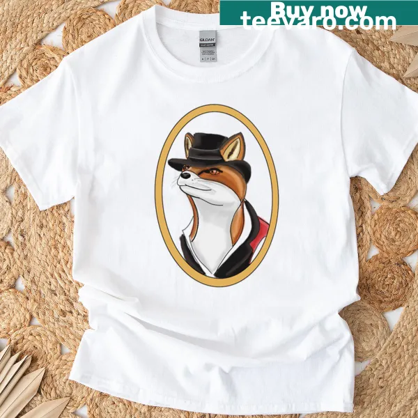 Illustrated Dutch The Fox T-shirt featuring a cute fox design