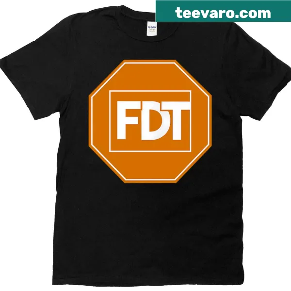 Simple text design Fdt Security t-shirt
