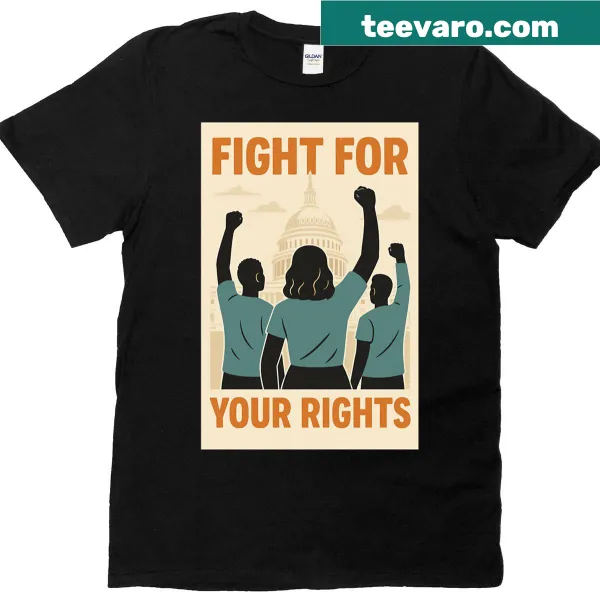 Bold protest activism graphic t-shirt