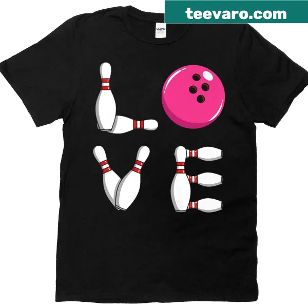 Vintage distressed T-shirt with a funny bowling graphic for enthusiasts