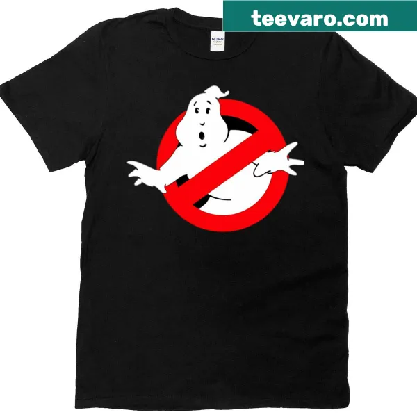 Ghostbusters themed T-shirt featuring the iconic Ghostbusters logo