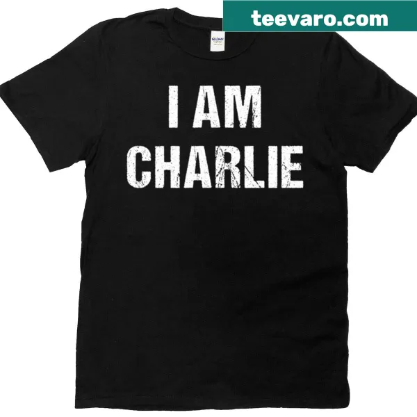 Inspirational I Am Charlie T-shirt featuring a strong faith message