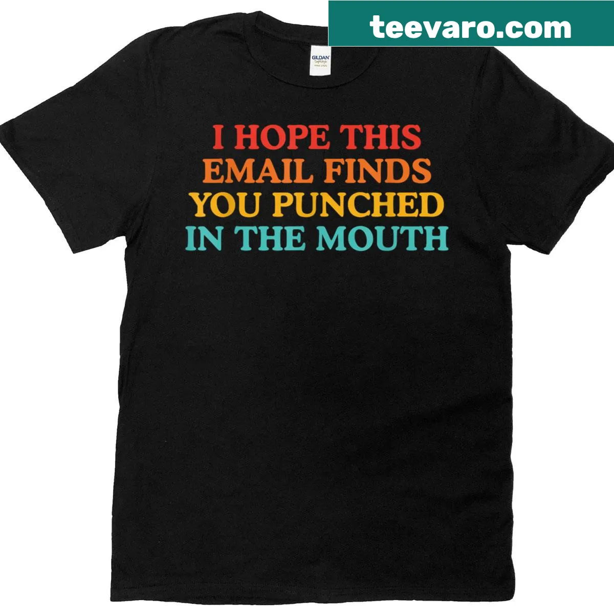 Sarcastic T-shirt featuring a humorous phrase in bold typography — on a men's t-shirt