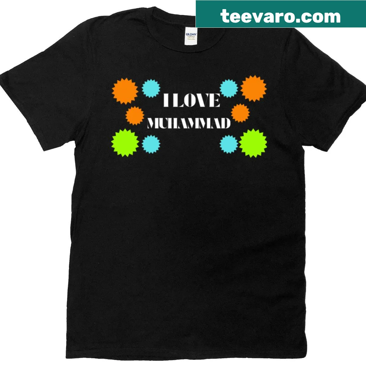 T-shirt expressing love for Prophet Muhammad Pbuh in a thoughtful design — on a men's t-shirt