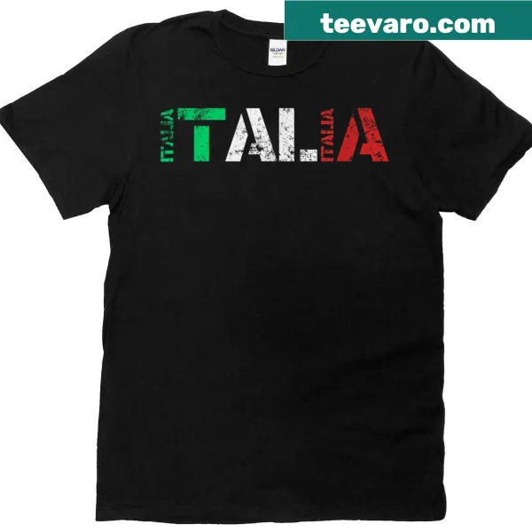 Vintage-style Italy-themed T-shirt
