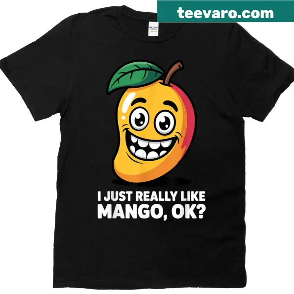 Playful mango graphic t-shirt for mango lovers