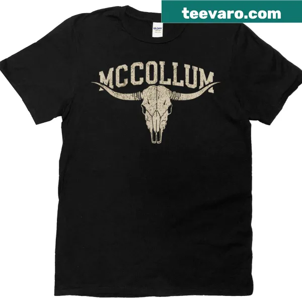 Vintage Mccollum graphic T-shirt with rustic lettering
