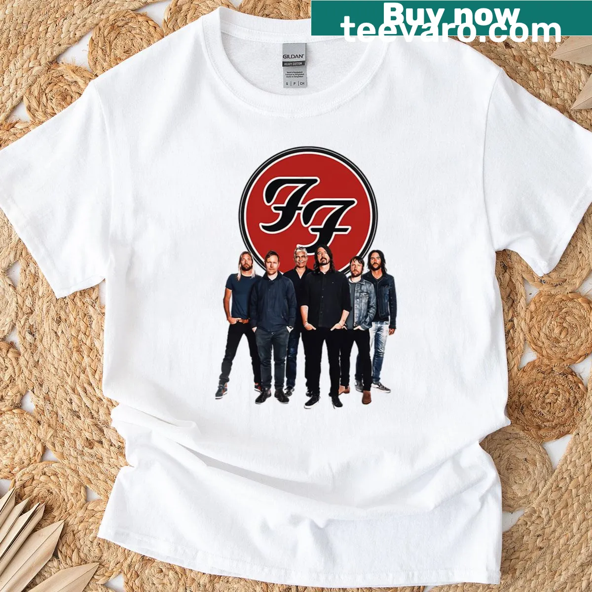 Vintage-style T-shirt celebrating music culture and concerts — on a men's t-shirt