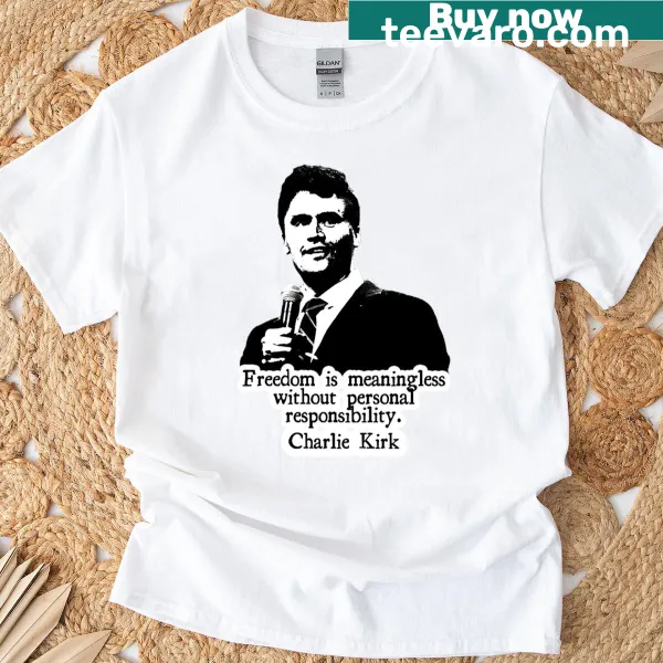 Oversized tee featuring the quote 'Personal Responsibility' in bold text