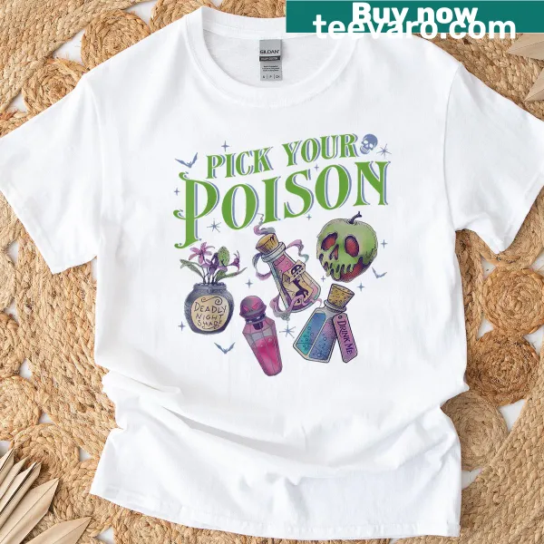 Vintage princess Halloween t-shirt with potion graphic