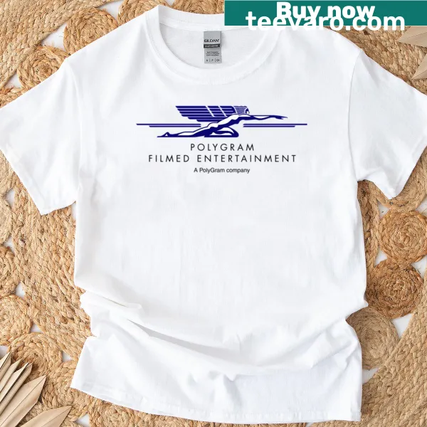 Polygram Filmed Entertainment logo from 1997 on a t-shirt