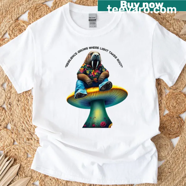 Inspirational quote about resilience displayed on a t-shirt