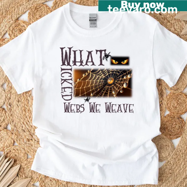 Intricate horror-themed graphic t-shirt with a sinister design