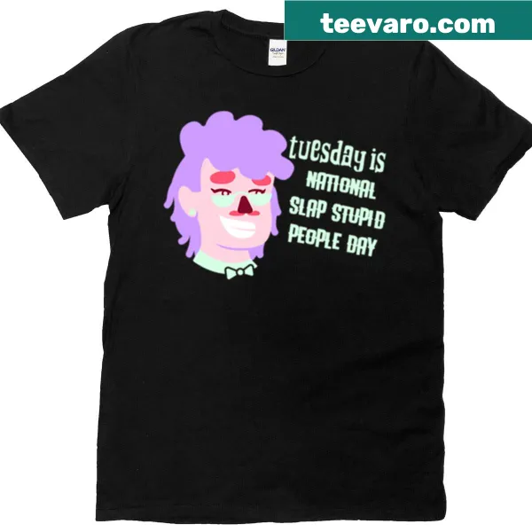 Humorous text design on T-shirt