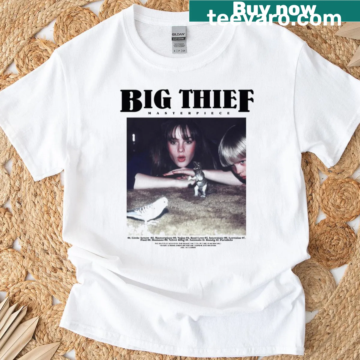 Rock tour t-shirt featuring a fun Somersault Slide illustration — on a men's t-shirt
