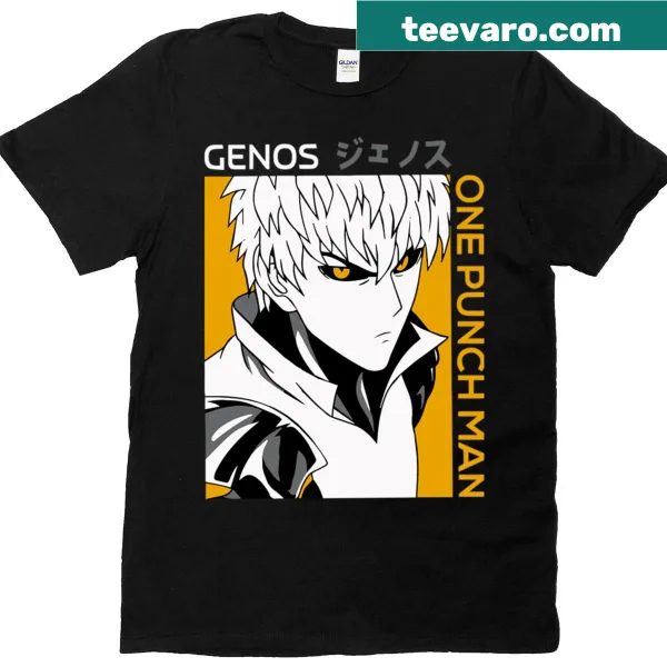 T-shirt featuring a cyborg student illustration