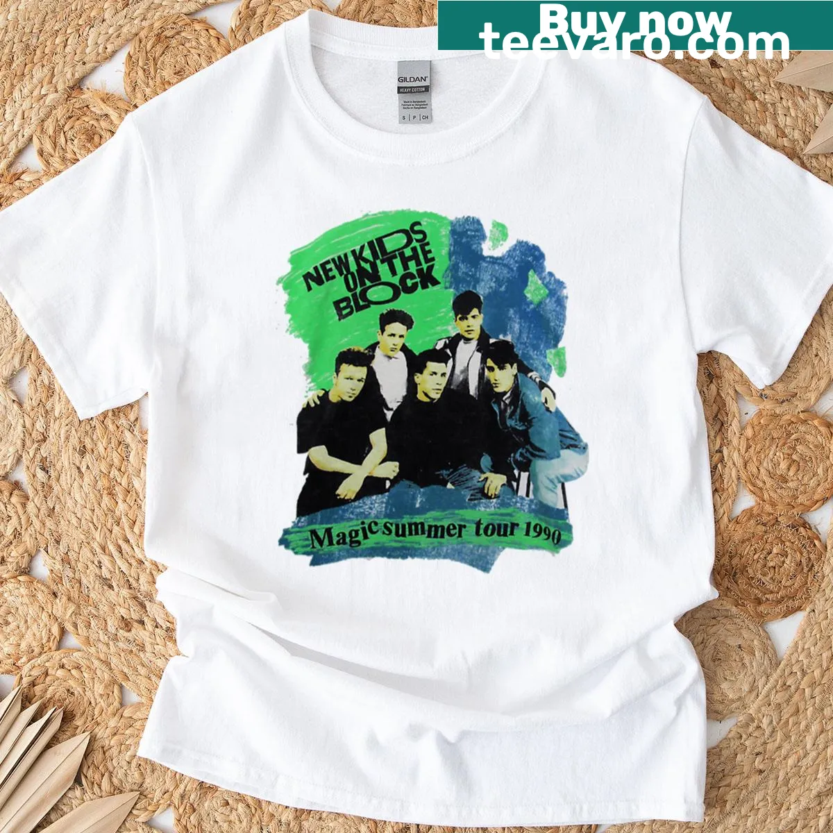 Cheerful summer-themed design for kids — on a men's t-shirt