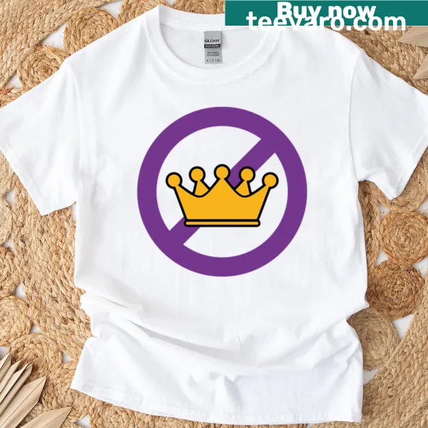Illustrative T-shirt portraying a prince's journey without a crown