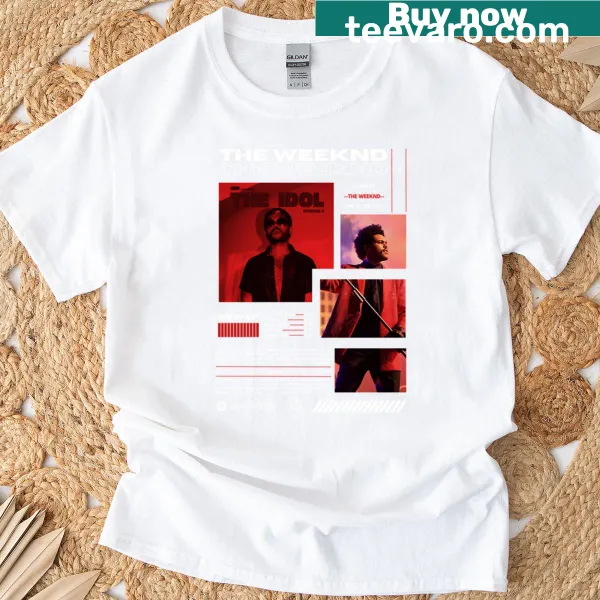 T-shirt featuring The Weeknd's 'The Idol' design