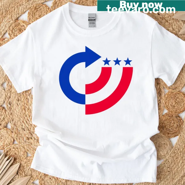 T-shirt featuring the Turning Point USA logo and emblematic design
