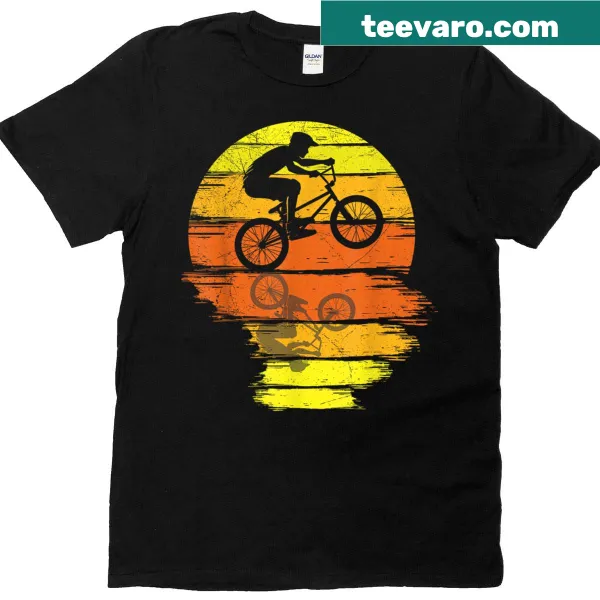 Vintage bicycle graphic t-shirt for cycling lovers