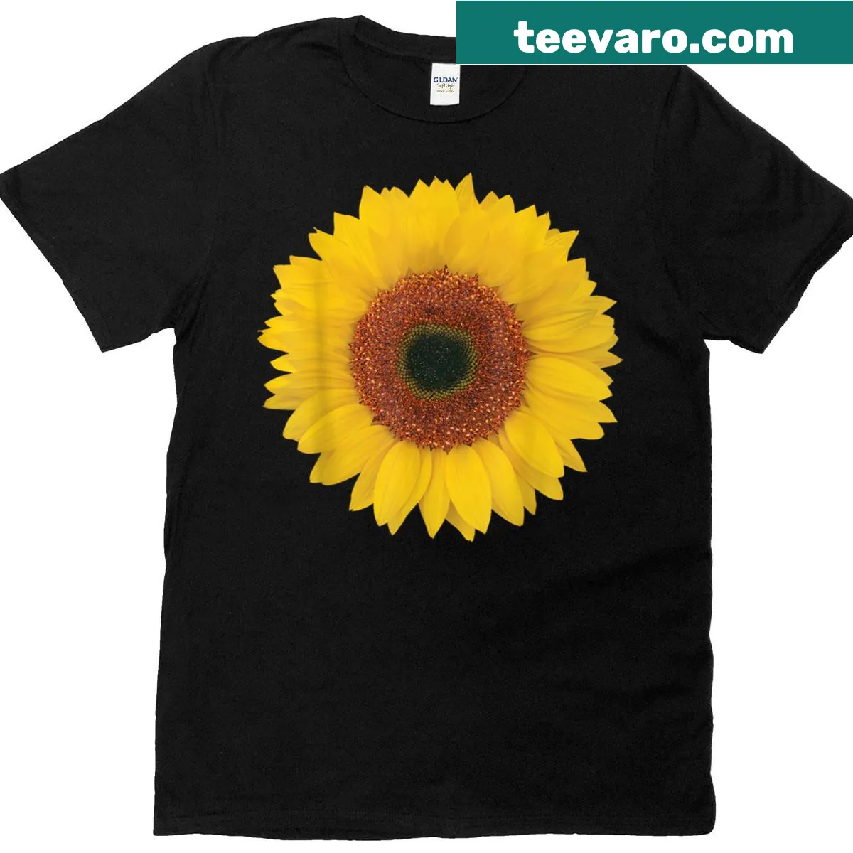 Vintage floral boho wildflower design t-shirt — on a men's t-shirt
