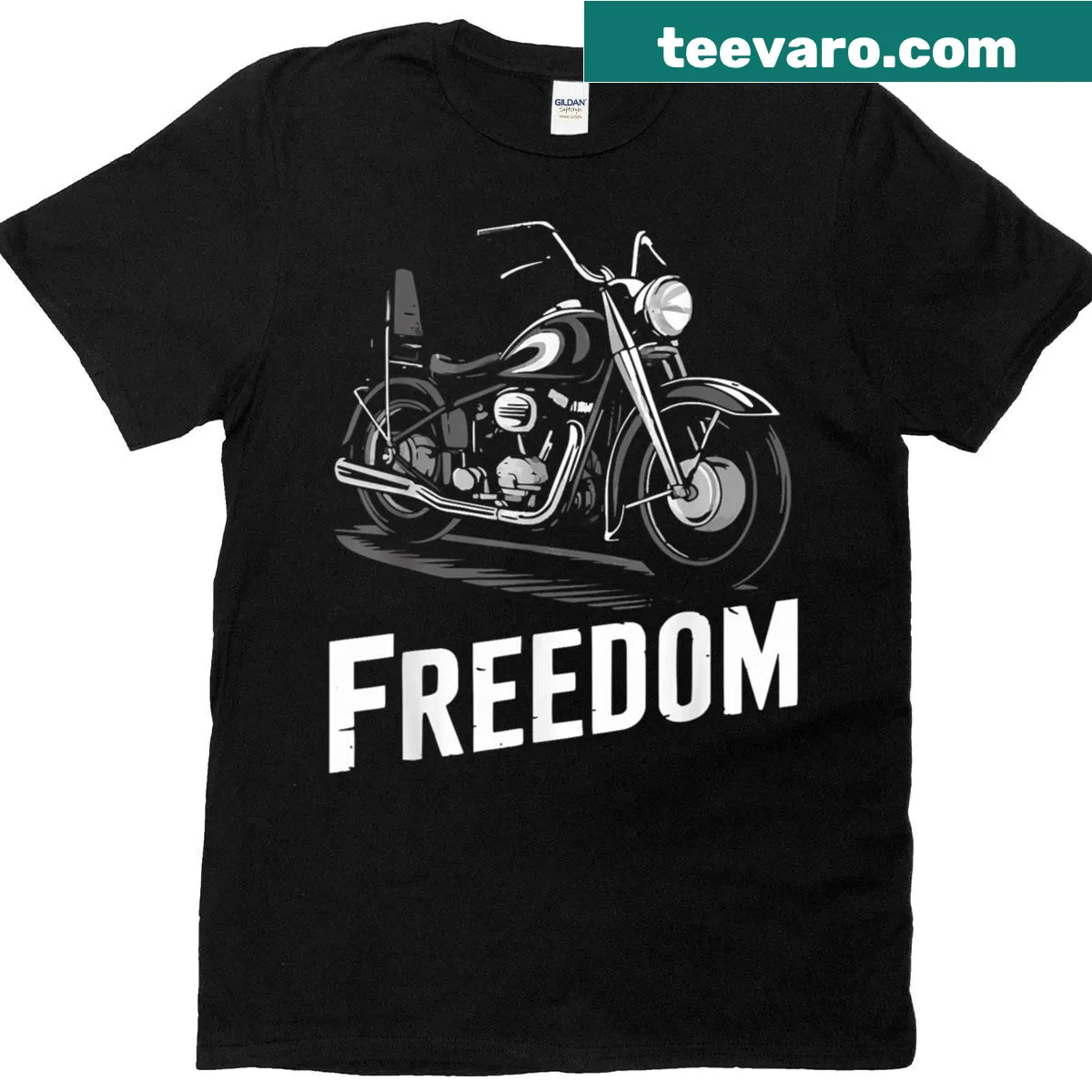 Vintage motorcycle graphic on a T-shirt representing biking culture — on a men's t-shirt