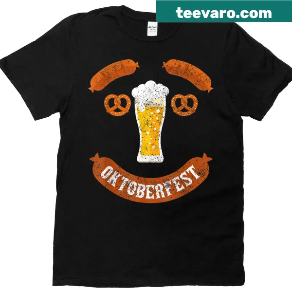 Vintage T-shirt designed for Oktoberfest with beer festival graphics