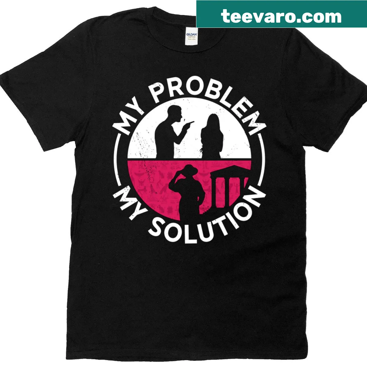 Pictogram archaeology mom t-shirt featuring thoughtful text — on a men's t-shirt