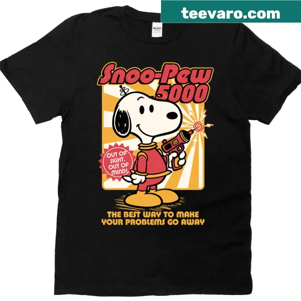 Vintage advertisement style beagle graphic on t-shirt
