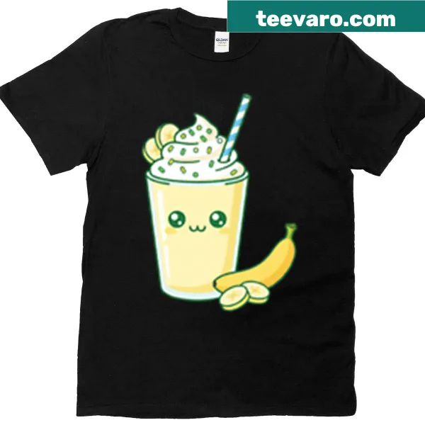 Oversized T-shirt featuring Binggrae banana milk smoothie design