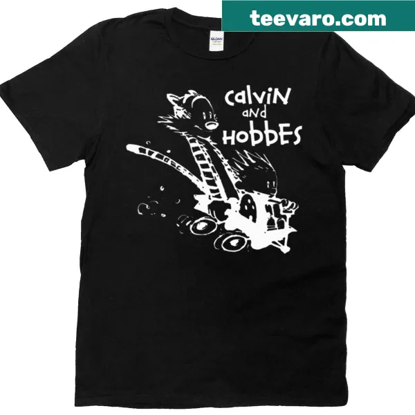 Limited edition Calvin and Hobbes comic art t-shirt