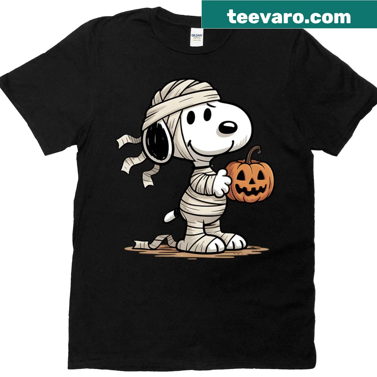 Retro cartoon dog t-shirt with a cute meme vibe — on a men's t-shirt