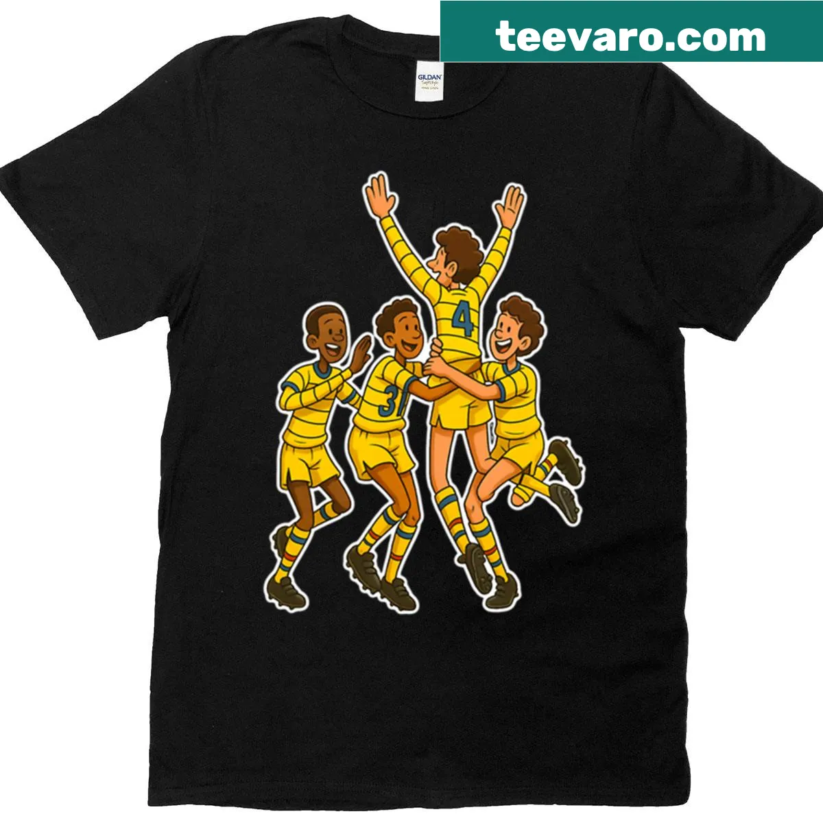 Vintage-inspired design celebrating Chelsea's 1980s nostalgia. — on a men's t-shirt