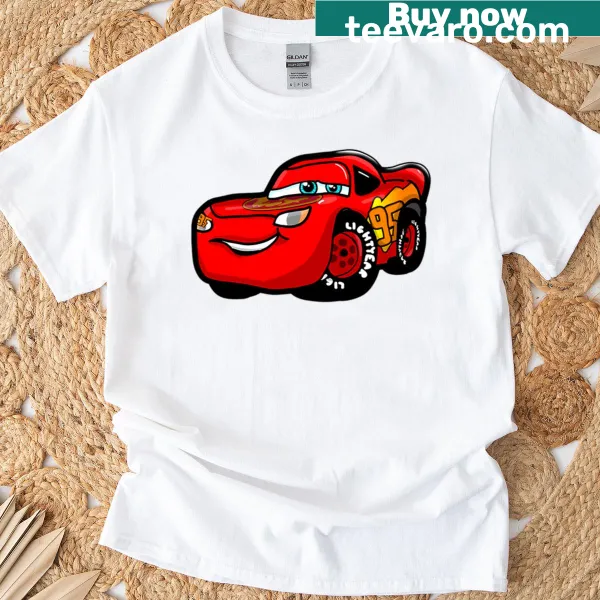 Cartoon Lightning McQueen T-shirt for kids