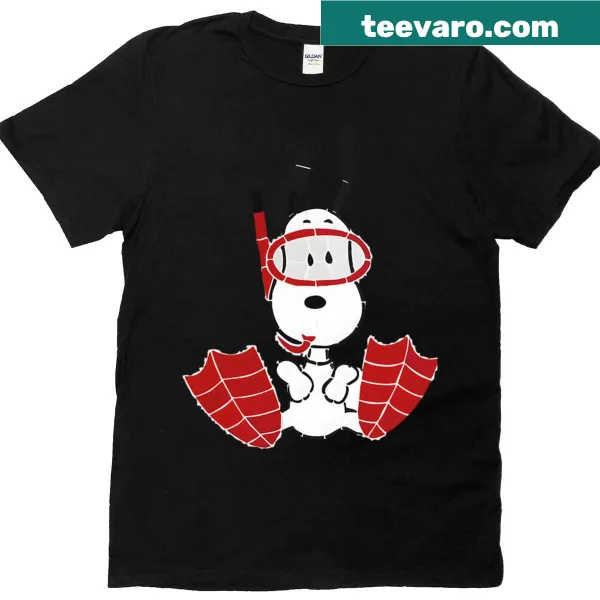 Vintage cartoon dog t-shirt featuring cute meme graphics