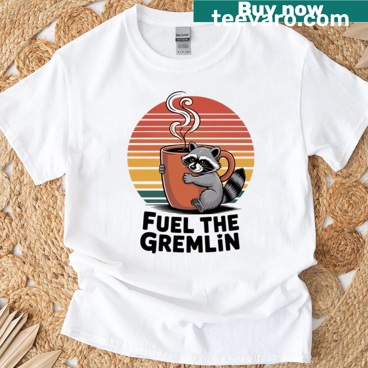 Illustrated gremlin T-shirt for fantasy and gaming enthusiasts — on a men's t-shirt